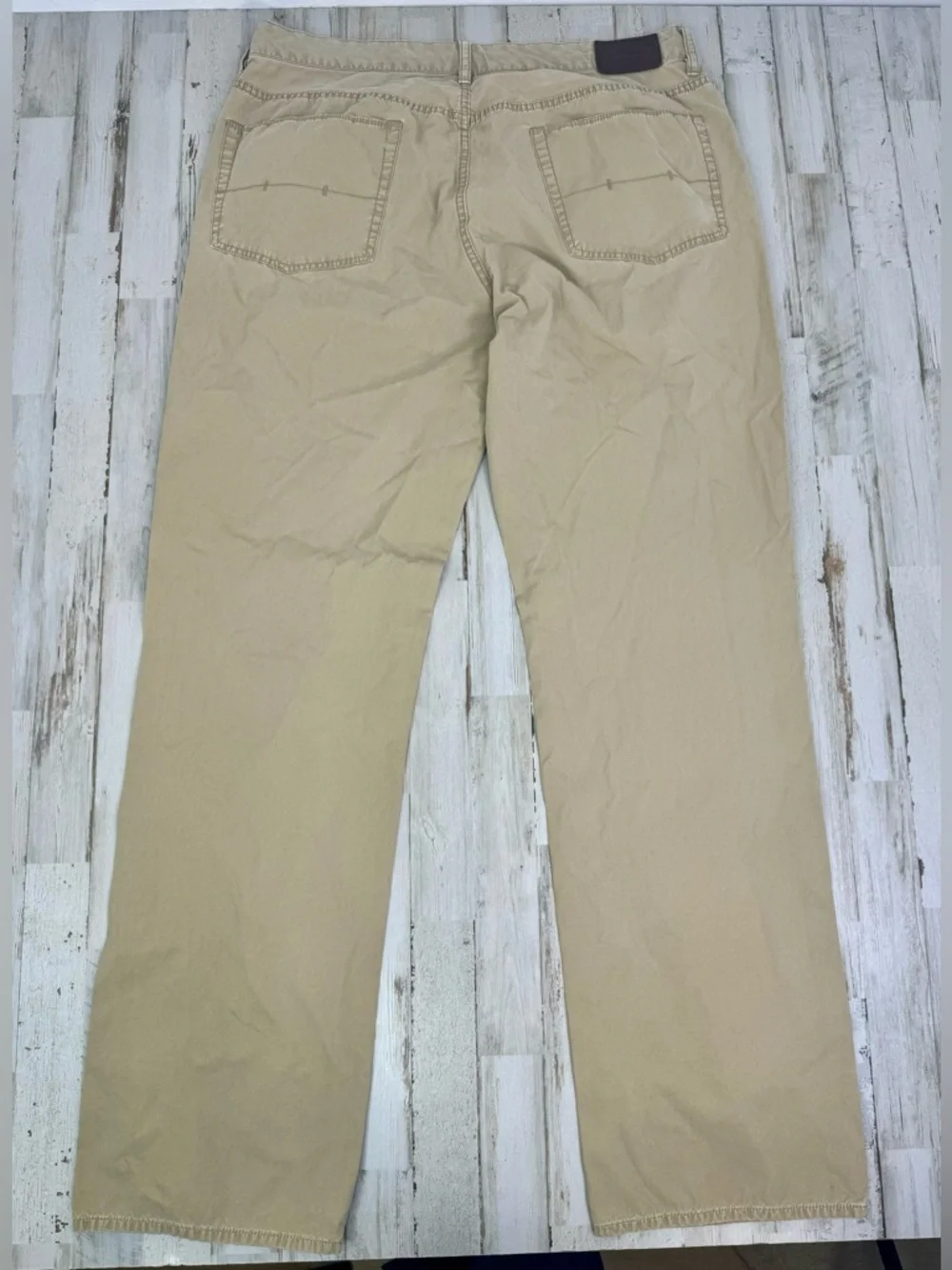 Polo Ralph Lauren Jeans Mens 38Tx34 Tan Denim Regular Straight - Picture 10 of 12